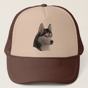 Siberian Husky - Stylized Image - Add Your Text Trucker Hat