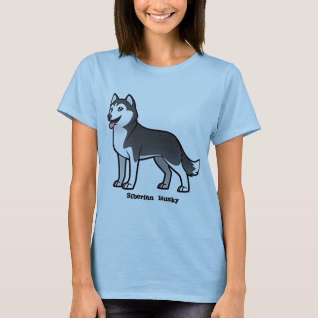 Siberian Husky T-Shirt (Front)