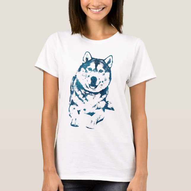 Siberian Husky T-Shirt (Front)