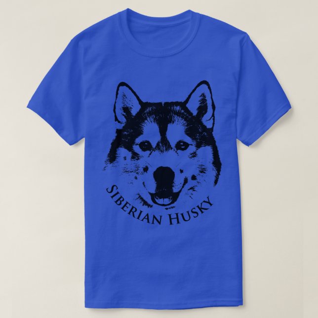 Siberian Husky T-Shirt (Design Front)