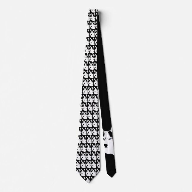 Siberian Husky Ties Malamute Ties Husky Neckties (Front)