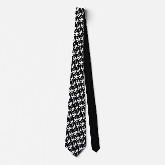 Siberian Husky Ties Stylish Alaskan Malamute Ties (Front)