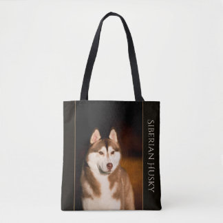 Siberian Husky Tote Bag