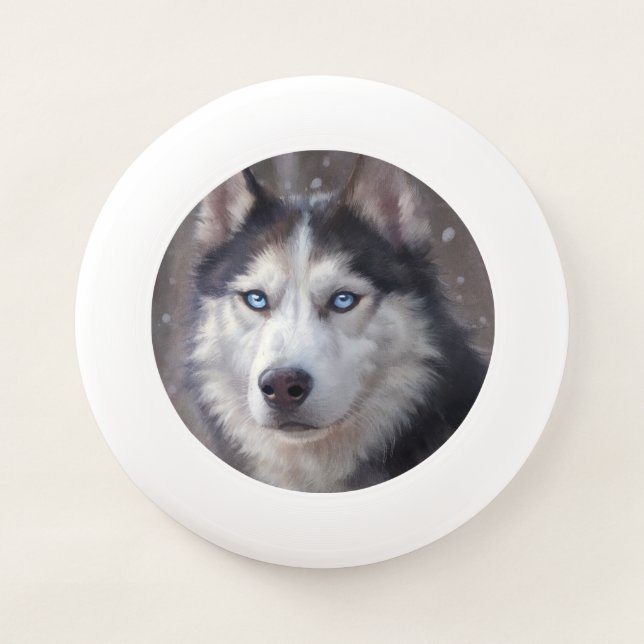 Siberian Husky Wham-O Frisbee (Front)