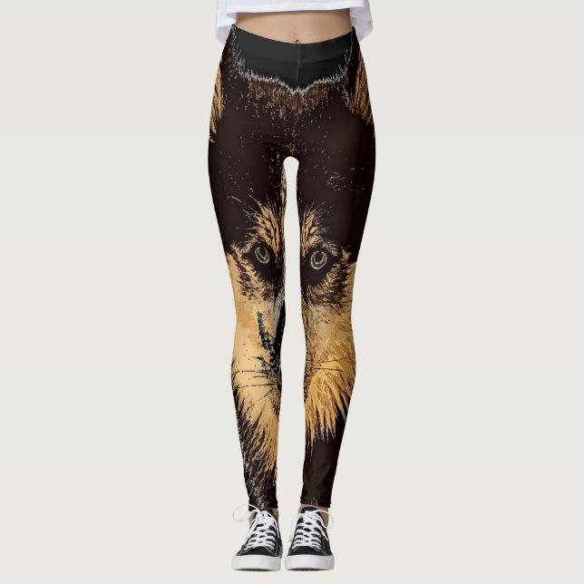 Siberian Husky Women's Leggings (Front)