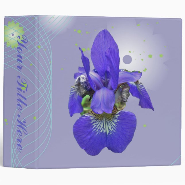 Siberian Iris Binder (Front/Spine)