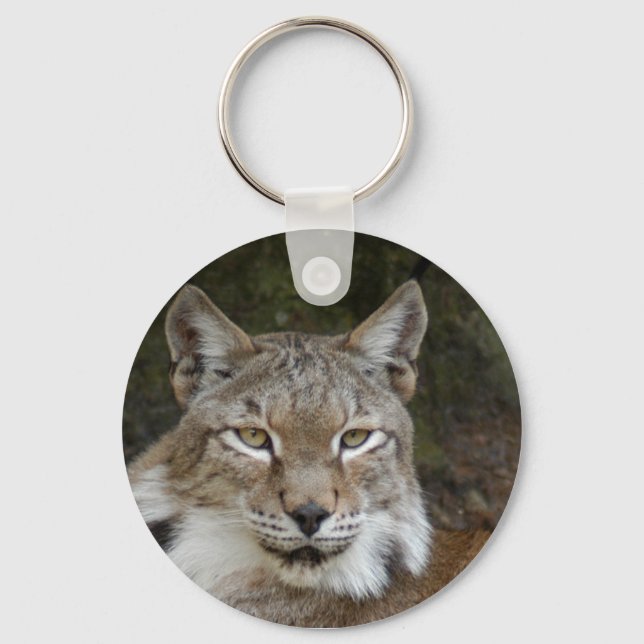 siberian lynx 001 keychain (Front)