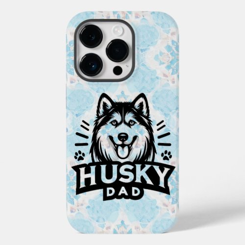 Siberian Spirit Embracing Fatherhood as Husky Dad Case_Mate iPhone 14 Pro Case