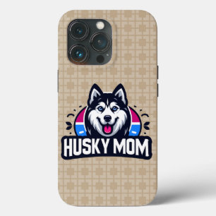 Siberian Spirit: Nurturing Love as a Husky Dog Mom iPhone 13 Pro Case