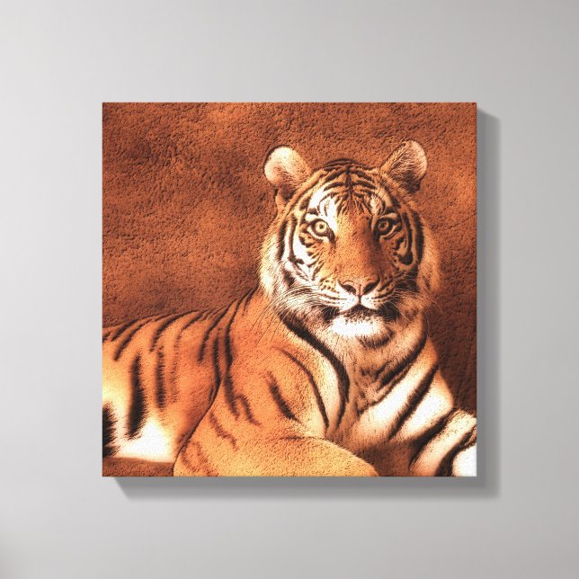 Siberian Tiger Art - Canvas (Front)
