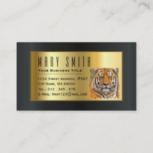 Siberian Tiger Business Card