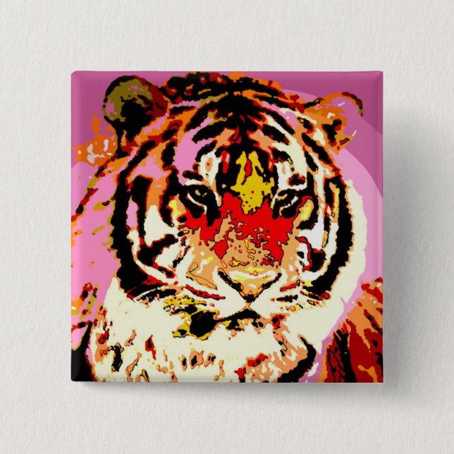 Siberian Tiger Button (Front)