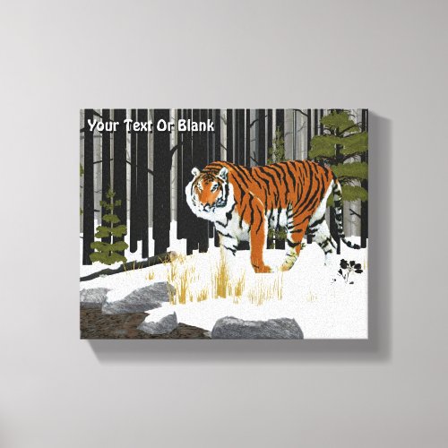 Siberian Tiger Canvas Print