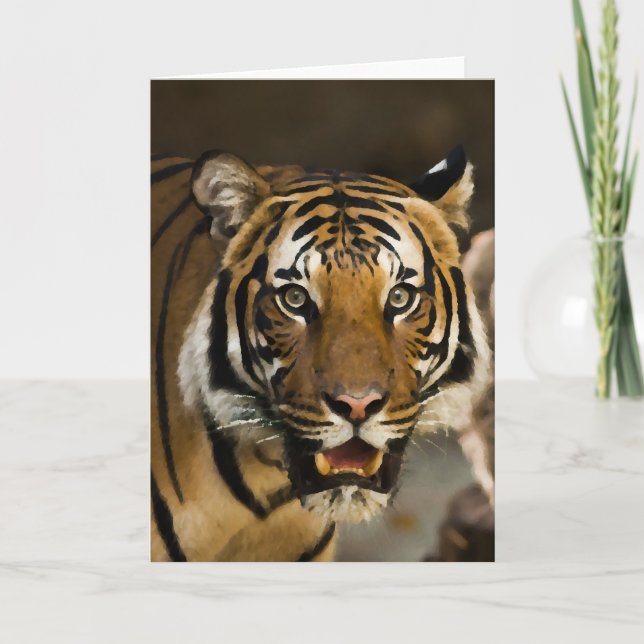 Siberian Tiger Card (Front)