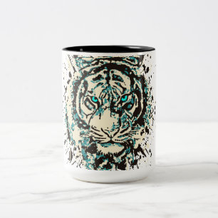 Siberian Tiger Cup Colorful Tiger Coffee Mug