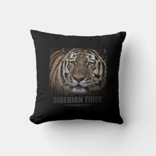 Siberian Tiger:Cushion Throw Pillow