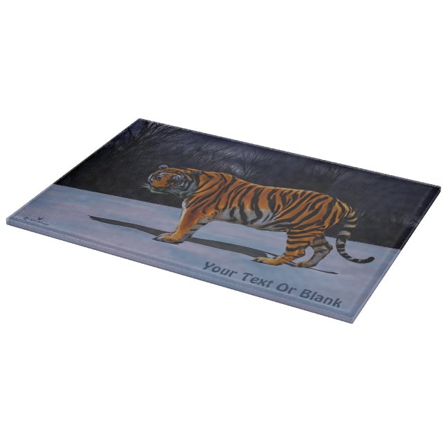 Siberian Tiger Cutting Board (Corner)