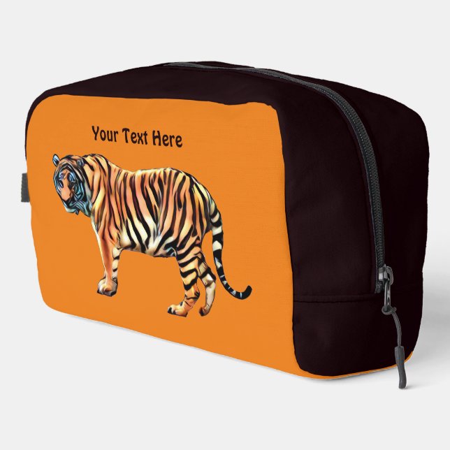 Siberian Tiger  Dopp Kit (Right Corner)