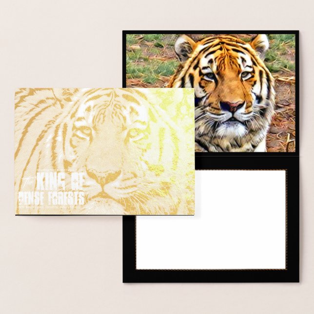 Siberian Tiger Foil Card (Display)