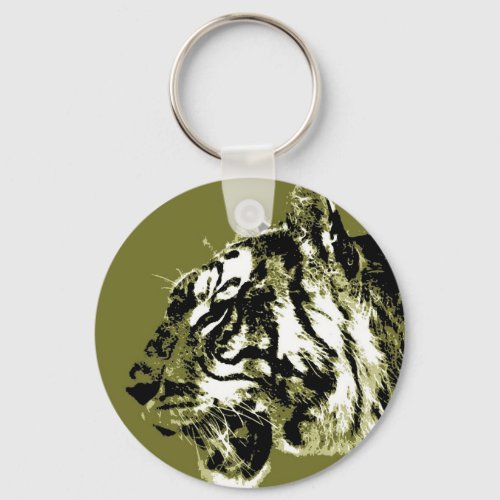 Siberian Tiger Keychain