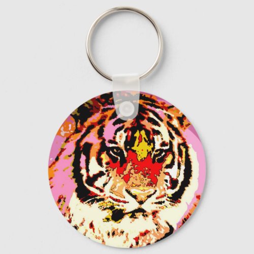 Siberian Tiger Keychain