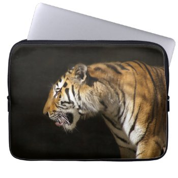 Siberian Tiger Laptop Sleeve by leanajalukse at Zazzle