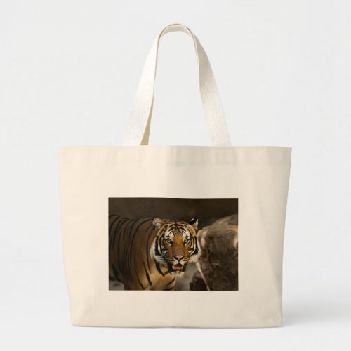 Siberian Tiger Large Tote Bag