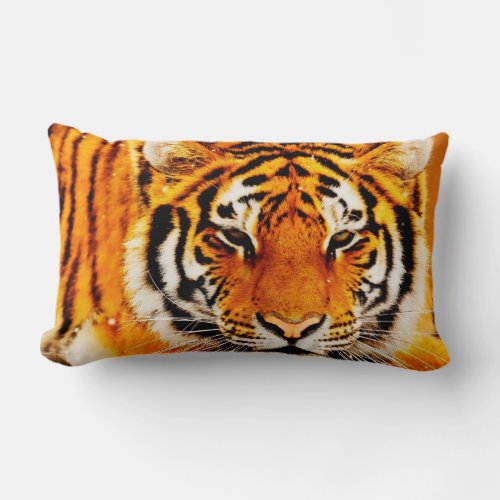 Siberian Tiger Lumbar Pillow