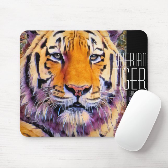 Siberian Tiger [Mouse pad] Mouse Pad (With Mouse)