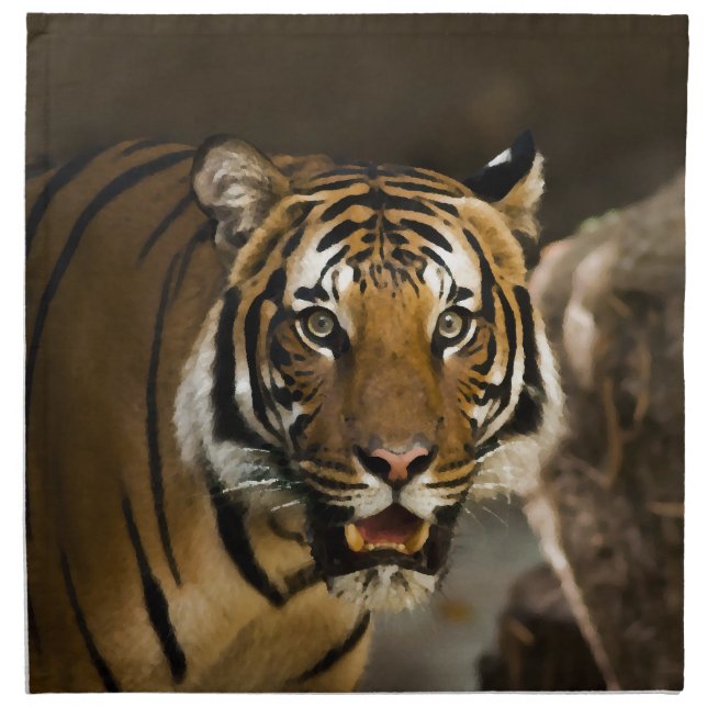 Siberian Tiger Napkin (Front)
