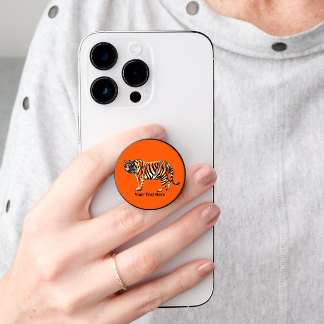 Siberian Tiger  PopSocket (Hand)