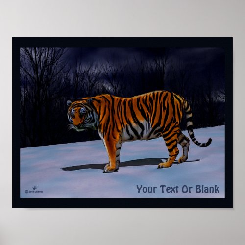 Siberian Tiger Poster