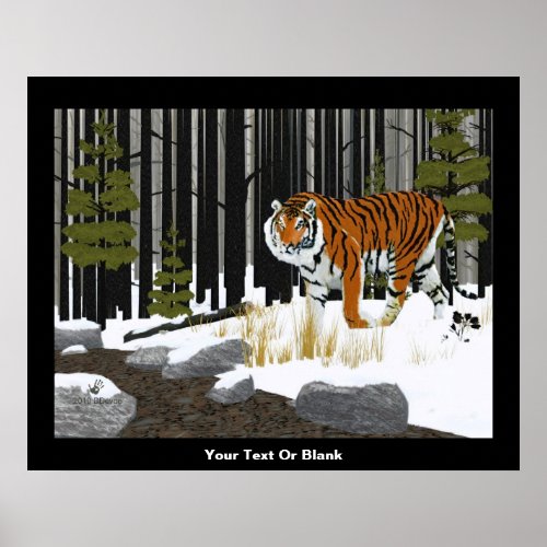 Siberian Tiger Poster