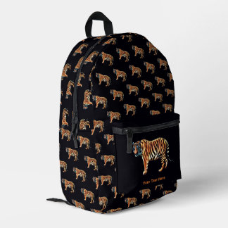 Siberian Tiger  Printed Backpack