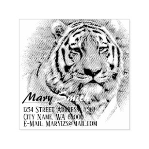 Siberian Tiger Self-Inking Stamp