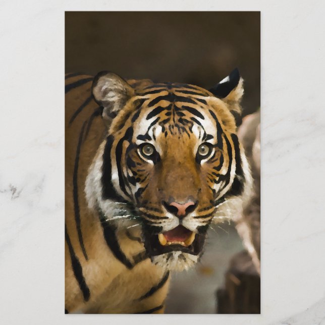 Siberian Tiger Stationery (Front)