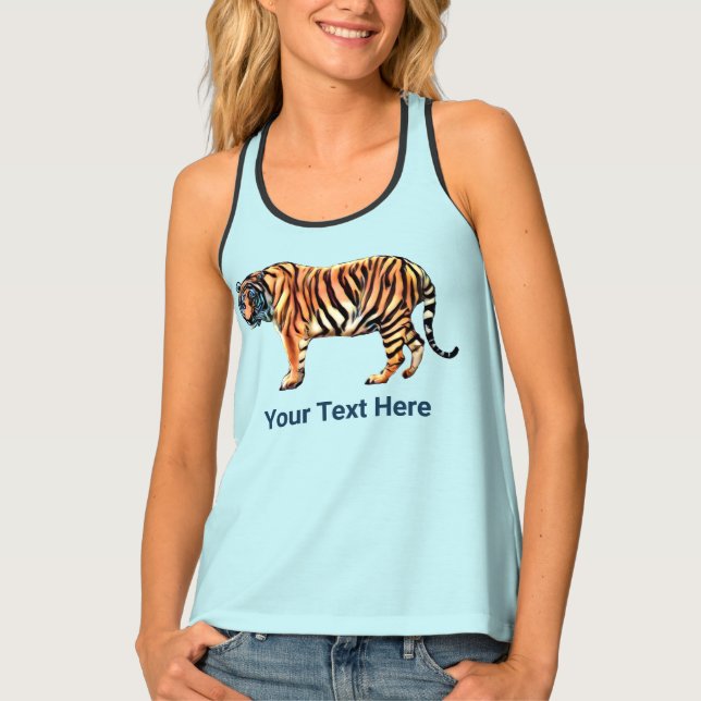 Siberian Tiger Tank Top (Front)