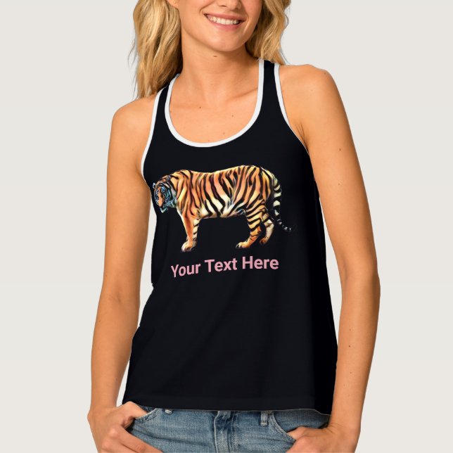 Siberian Tiger Tank Top (Front)