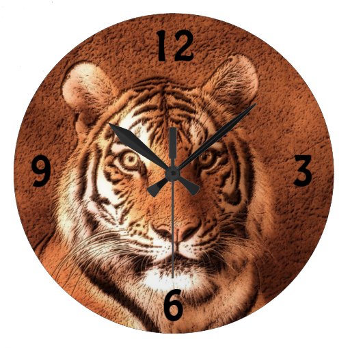 Siberian Tiger - Wall Clock | Zazzle