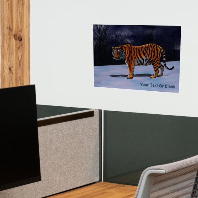 Siberian Tiger Wall Decal (Office 2)