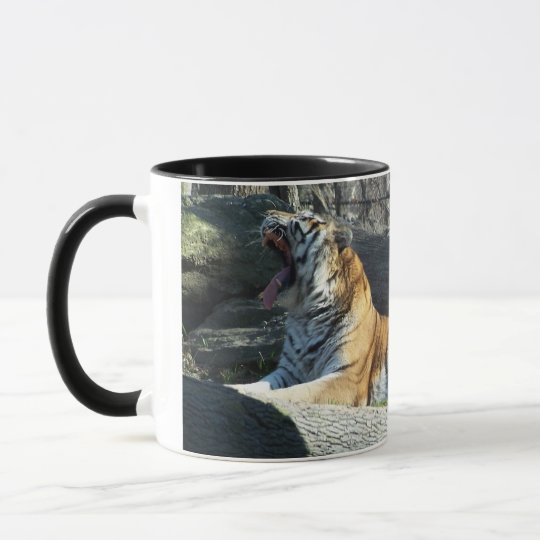 Siberian Tiger Yawning Mug