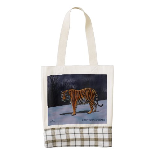 Siberian Tiger Zazzle HEART Tote Bag