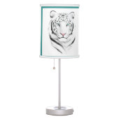 Siberian White Tiger Table Lamp (Right)