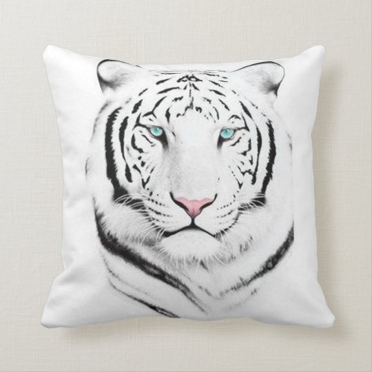 white tiger pillow pet