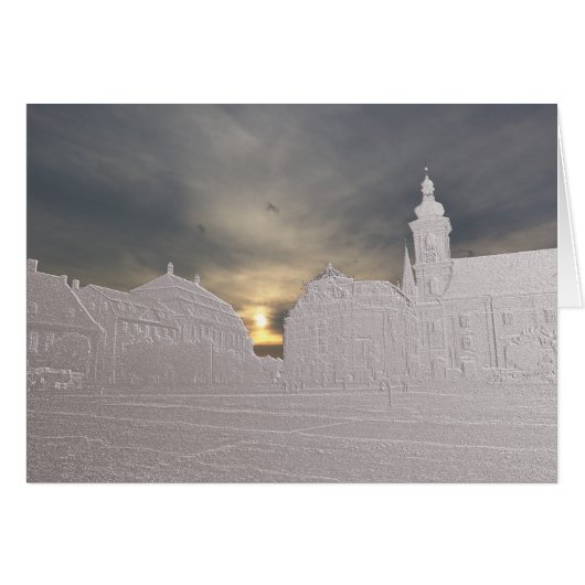 Sibiu basrelief cards (Front Horizontal)