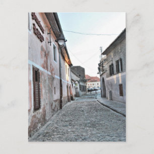 Sibiu street postcard