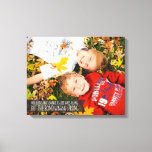 Sibling Bond Quote Wrapped Canvas With Your Photo at Zazzle