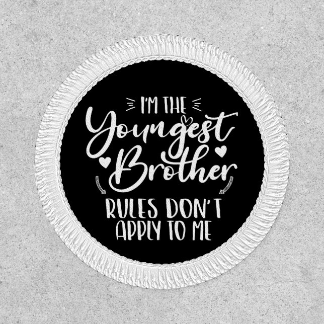 Sibling gift, Funny gift for kids Patch (Front)