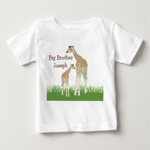 Sibling Giraffes Kids T_Shirt