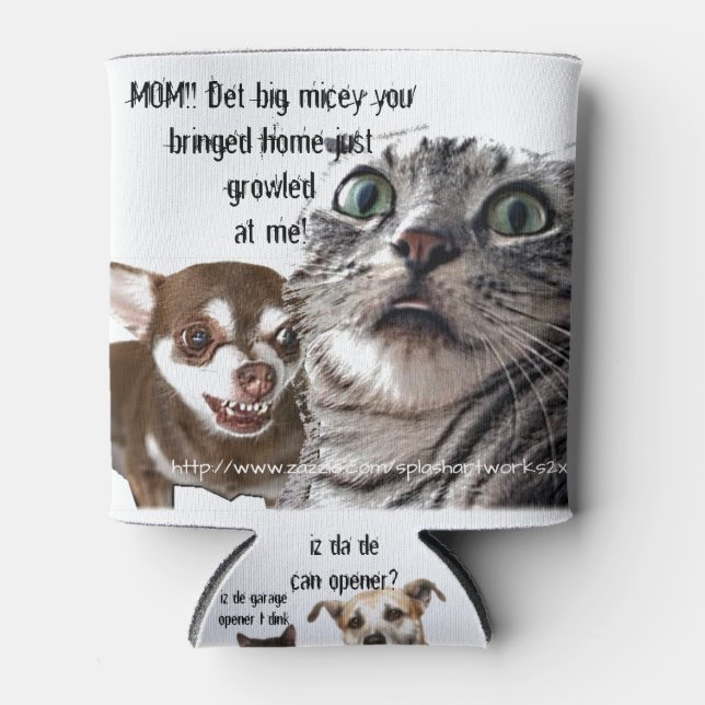 "Sibling Rivalries" Can Cooler (Front)